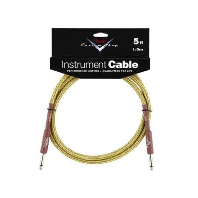 FENDER CUSTOM SHOP 5 INSTRUMENT CABLE TWEED